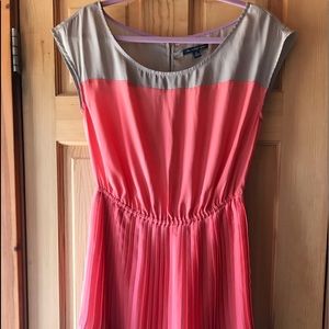 Beautiful summer dress. Nude wedges compliment!!